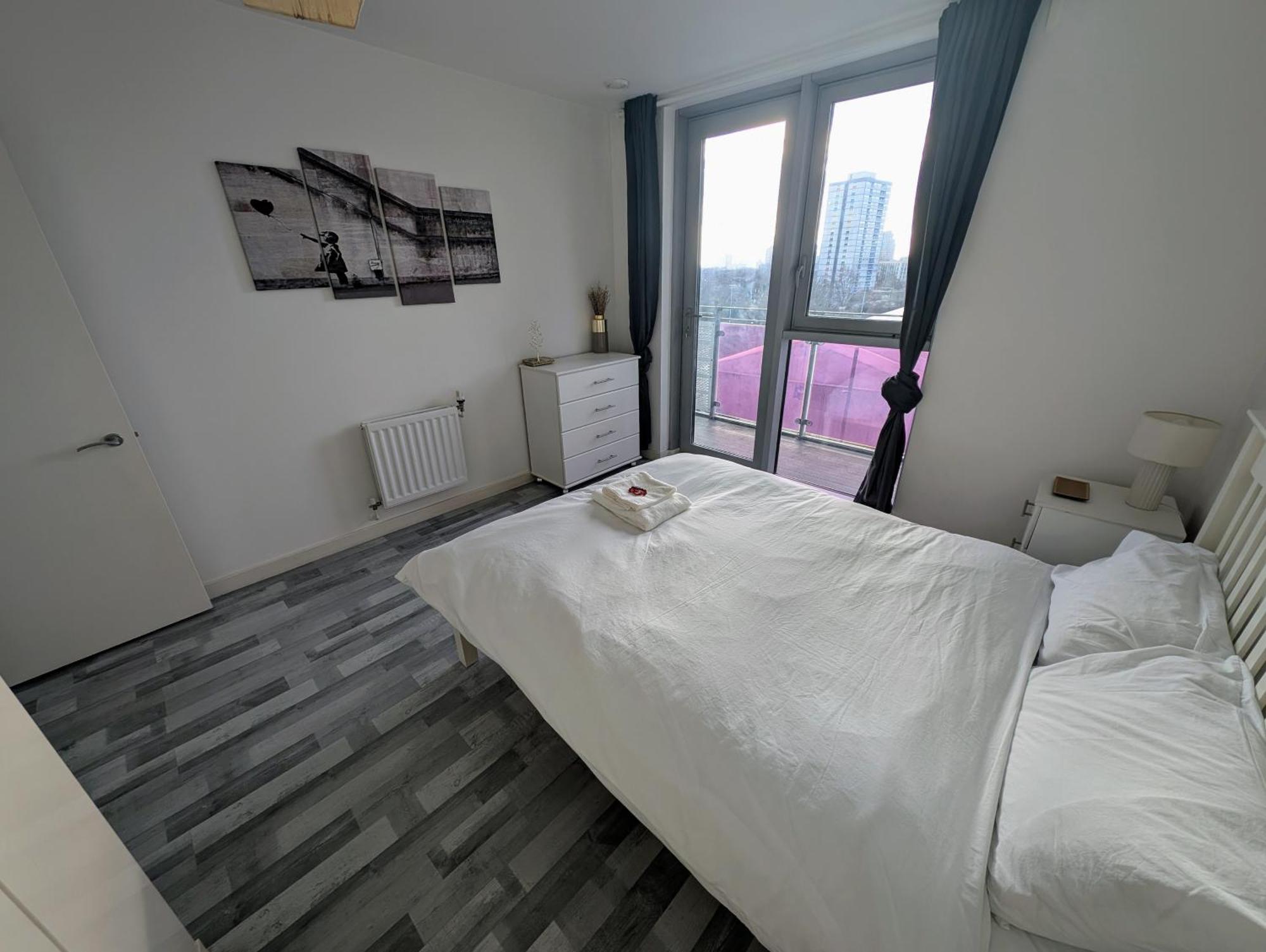 Apartmán Giogio - Comfortable Stratford Flat With Stunning Views Londýn Exteriér fotografie