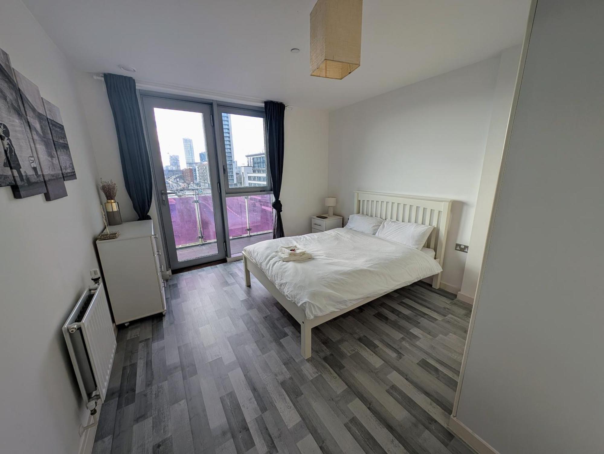 Apartmán Giogio - Comfortable Stratford Flat With Stunning Views Londýn Exteriér fotografie